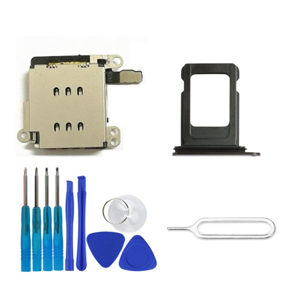 iPhoneXR 2台 Amazon.com: Dual sim Card Reader Flex Cable + sim Card Tray Slot